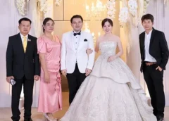 ณพล บริบูรณ์-นภชนก เหมือนนามอญ ร่วมงานแต่ง ฌัชชารีย์ ศรีเปรมอนันต์ กับ นายธนดล สุวัณณะฤทธิ์ นักการเมืองดังร่วมงานเพียบ