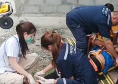 ช่างติดตั้งแอร์พลาดท่าตกจากที่สูง 5 เมตรอาการบาดเจ็บสาหัส