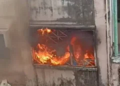 ผู้ป่วยจิตเวชเผาห้องพักในโครงการเอื้ออาทร 9 กิโลได้รับความเสียหาย