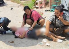 หนุ่มขับรถยนต์วูบชนท้ายรถจักรยานยนต์มีผู้ได้รับบาดเจ็บ